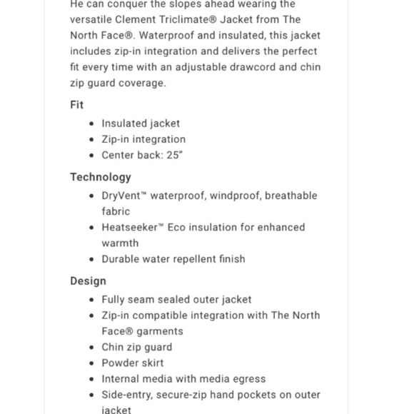 NORTH FACE**Triclimate 2-in-1 Jacket**XL**$190 - Picture 6 of 8